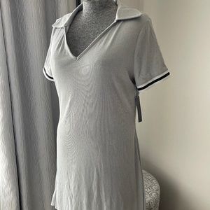 Cute cotton grey tennis/Golf style mini dress. Sz 19 ( true Large)